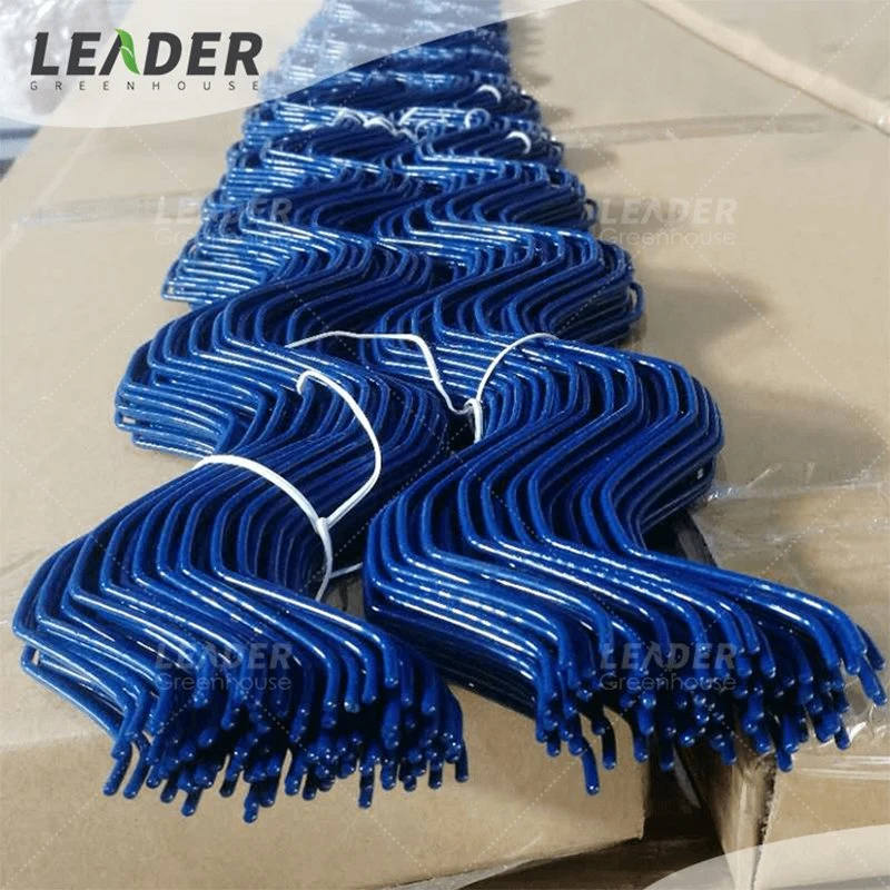 Multi-Span Greenhouse Accessories 2.0mm Spring Used for Locking Film Plastic Coating Galvanized Zigzag Wiggle Wire