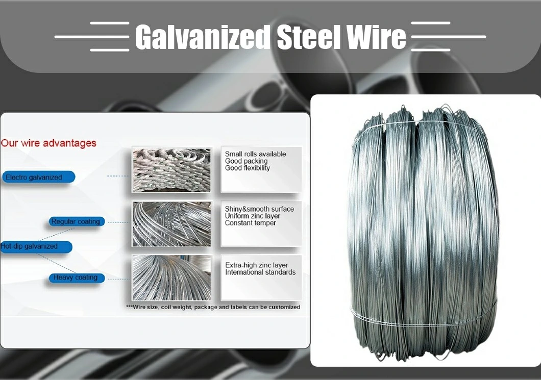 Wholesale Q235 Q345 Q355 ASTM AISI Hot Rolled Cold Drawn Electro Zinc Coated Iron Galvanized Steel Wire