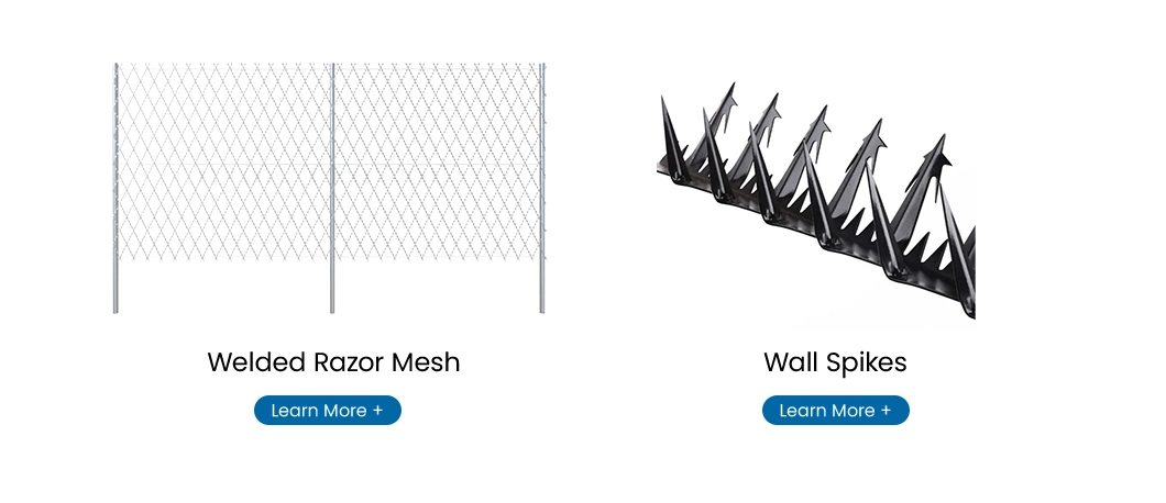 Gezhige PVC Coated Barbed Wire Suppliers 12× 14 Retractable Helical Razor Barbed Wire China 12-1/2X12-1/2 Wire Gauge 500 Meter Barbed Wire